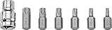 JTC 12.7mm 6PCS スタービットセット トルクスネジ用 JTC5366