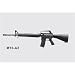 M16A1 Airsoft Spring Rifle Gun M16A1 Airsoft Spring Rifle Gun