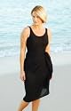 Sheer Cover Up Sarong - Women's Swimwear Plus Size Swimsuit