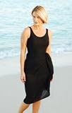 Sheer Cover Up Sarong - Women's Swimwear Plus Size Swimsuit