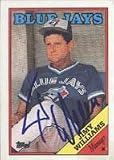 Jimy Williams, Toronto Blue Jays Autographed Card