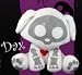 Skelanimals Shadow 8" Plush Dax Dog