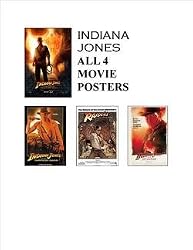 Indiana Jones - Set of 4 Posters for All the Indiana Jones Movies - 27x40 Mov...