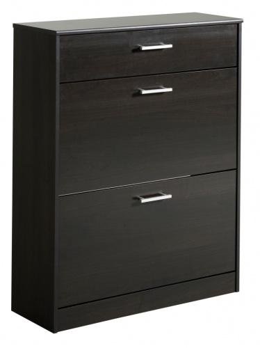 meuble a chaussures wenge 3 portes caliari