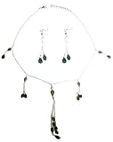 Traditional Jewelry earring & Necklace Sets Sterling Silver & Labradorite Gemstones