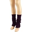 Cotton Thin Summer Leg Warmers Yoga Cardio Dance Purple