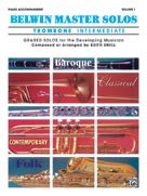 Alfred Publishing 00-EL03540 Belwin Master Solos Volume 1 - Trombone - Music Book
