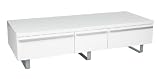 Iconic ESWH-UKT004 White Gloss 3 Door TV Stand