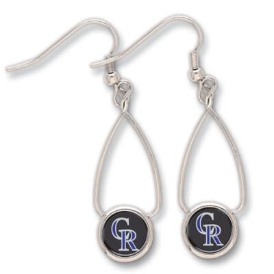 COLORADO ROCKIES OFFICIAL LOGO EARRINGS