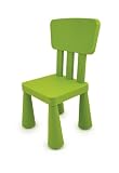 CHILDS KIDS FUNKY GREEN COLOUR SQUARE CHAIR OR STOOL