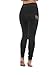 Hollywood Star Fashion Women's Workout Leggings Pants Fish net Mesh Side Active Wear