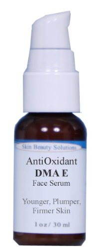 1 oz Anti-Aging DMAE Face Serum with AntiOxidants & Vitamin A, B C E - for Younger, Plumper, Firmer Skin