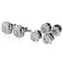 Polished Silver Cufflinks and Studs