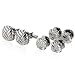 Polished Silver Cufflinks and Studs