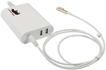 Rhino Chargers 60w Charger Plus 2 USB Charging Ports. Compatible With Apple Macbook, Macbook Pro, Macbook Air Models