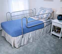 Carex Home Style Bed Rails, 1 Pair