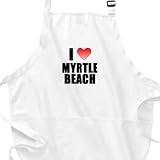 I Love Myrtle Beach BBQ Apron