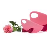 Wetnoz Studio Scoop Dog Dish, Medium, 3 Cups, Rose