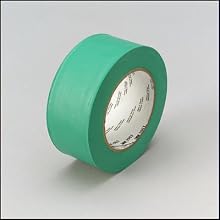 3M 3903 Vinyl Duct Tape, Green 2" Wide x 50 Yards Long, 6.3 Mil