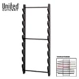 8 Sword Wall Display Stand, Black