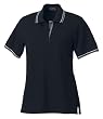 Ladies' Cotton Stripe Collar Trim Pique Polo Shirt