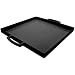 Zak Designs Black and White 12-1/2-Ounce Small Square Tray, Black