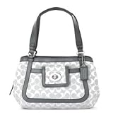 Women's Cricket Signature White Gray/Gray Jacquard Satchel: White Gray/Gray Satchel
