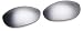 Oakley Monster Dog 13-470 Iridium Rimless Sunglasses,Black Lens,One Size