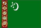 Turkmenistan Flag Polyester 3 ft. x 5 ft.