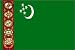 Turkmenistan Flag Polyester 2 ft. x 3 ft.