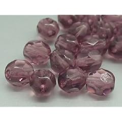 Glasperlen zum Auff�deln 7mm (Amethyst), 100 St�ck