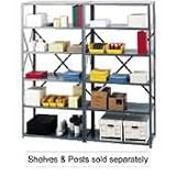 Commercial Steel Shelf Post Kit - Gray