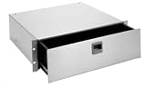 Middle Atlantic DC3 Drawers Heavy Duty, 3 Space Racking Height Silver Brushed and Anodized