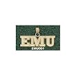 Eastern Michigan Univ "Emu" 3/8" Charm/Pendant