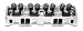 Edelbrock Performer RPM Cylinder Head Angled Plugs Chamber Size 70cc Complete Single