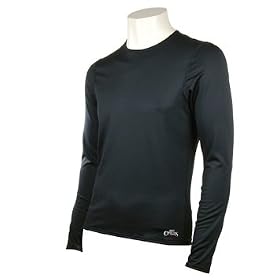 Hot Chillys HC-01618 L-PT Micro-Elite Men's Chamois Crewneck Black by Hot Chillys