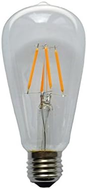 NEW St64 G95 G125 E27 4/6/8w LED Vintage Retro Filament Light Lamp Bulbs Warm White (220V ST64 4W)