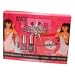 Cheeky Girls Manicure Set Toe Divider Manicure Purse Nail Scissors & Nail File3 Glitter Nail Varnish