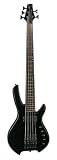 LightWave Saber Bass Hybrid 5 - String Fretted, UltraBlack - B001KW02PK