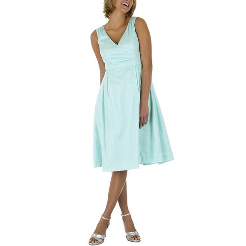Isaac Mizrahi for Target® Chintz Dress - Aqua Moire Print