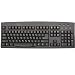 Hebrew Standard Keyboard Black with Ivory Print