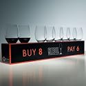 Riedel 'O' Buy 8 Pay 6 Cabernet/Merlot Stemless Wine Glasses (Set of 8