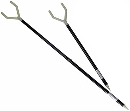 Fishin Stix 2 Pack Glow In The Dark Extendable 12"- 30" Inch Rod Holder