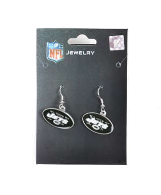 New York Jets Earrings in a Fancy Gift Box with Free Shipping