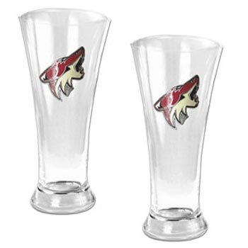 Nashville Predators NHL 2pc 16oz Pilsner Glass Set - Primary Logo by Great American Products