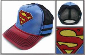  Superman Logo Soft Mesh Snap-back Baseball Hat
