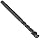 Dormer EX016H Powdered Metal Steel Spiral Flute Threading Tap, Black Oxide Finish, Round with Square End Shank, Modified Bottoming Chamfer