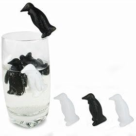 Moule � Gla�ons Pingouins Noirs & Blancs - Pack de 12