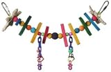 Super Bird Creations Mini Rainbow Bridge 2x9in Bird Toy