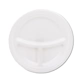 Mediumweight Foam Plates, 9 diameter, White